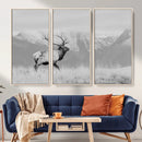 Elk Wildlife Wall Art Canvas Print – Framed Mountain Elk Art by MyGreatCanvas | Canvas Wall Art Prints | Photo Prints & Wall Decor