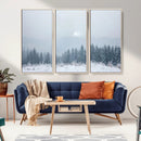 Winter Forest Wall Art Canvas Print – Framed Snowy Landscape by MyGreatCanvas | Canvas Wall Art Prints | Photo Prints & Wall Decor