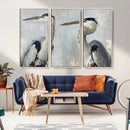 Bird Canvas Decor Wall Art Canvas Print – Framed Coastal