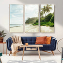 Relaxing Beach Wall Art Canvas Print – Framed Ocean View