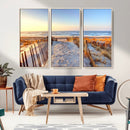 Ocean Sunset Wall Art Canvas Print – Nautical Beach