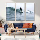Surfer on Wave Wall Art Canvas Print – Framed Ocean by MyGreatCanvas | Canvas Wall Art Prints | Photo Prints & Wall Decor