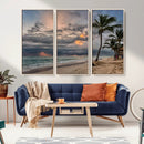 Tropical Storm Wall Art Canvas Print – Framed Moody Beach by MyGreatCanvas | Canvas Wall Art Prints | Photo Prints & Wall Decor
