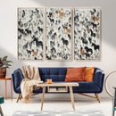 Wild Horse Stampede Wall Art Canvas Print – Monochrome by MyGreatCanvas | Canvas Wall Art Prints | Photo Prints & Wall Decor