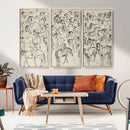 Wild Horse Stampede Wall Art Canvas Print – Monochrome by MyGreatCanvas | Canvas Wall Art Prints | Photo Prints & Wall Decor