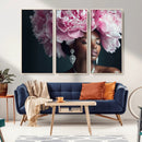 Black Beauty Petal Crown Wall Art Canvas Print – Floral by MyGreatCanvas | Canvas Wall Art Prints | Photo Prints & Wall Decor