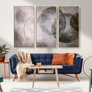 Abstract Grey Gold Wall Art – Modern Geometric Canvas by MyGreatCanvas | Canvas Wall Art Prints | Photo Prints & Wall Decor