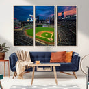 Target Field Wall Art Canvas Print – Baseball Stadium Scene, by MyGreatCanvas | Canvas Wall Art Prints | Photo Prints & Wall Decor
