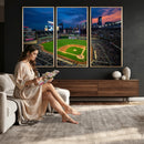 Target Field Wall Art Canvas Print – Baseball Stadium