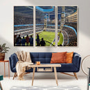 Chicago Dome Stadium Wall Art Canvas Print – Framed Modern