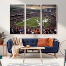 Chicago Bears Soldiers Field Wall Art Canvas Print – Framed by MyGreatCanvas | Canvas Wall Art Prints | Photo Prints & Wall Decor