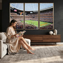 Chicago Bears Soldiers Field Wall Art Canvas Print – Framed