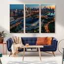 Chicago Bears Soldiers Field Wall Art Canvas Print – Framed