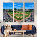 Wrigley Field Baseball Stadium Canvas Wall Art – Packed by MyGreatCanvas | Canvas Wall Art Prints | Photo Prints & Wall Decor