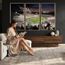 Penn State Stadium Wall Art Canvas Print, White Out Football