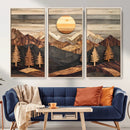 Wood Mountain Wall Art Canvas Print – Layered Forest and by MyGreatCanvas | Canvas Wall Art Prints | Photo Prints & Wall Decor