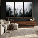 Foggy Forest Wall Art Canvas Print – Mountain Woodland by MyGreatCanvas | Canvas Wall Art Prints | Photo Prints & Wall Decor