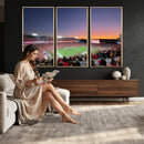 Dooley Stadium Wall Art, Sports Arena Canvas Print, Dooley