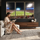 Dooley Stadium Wall Art, Sports Arena Panoramic Canvas