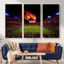 Jordan-Hare Football Stadium Wall Art Canvas Print, Football by MyGreatCanvas | Canvas Wall Art Prints | Photo Prints & Wall Decor