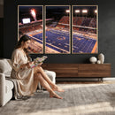 Boise State Broncos Albertsons Stadium Wall Art Canvas Print