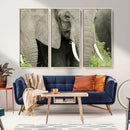 Wild Elephant Wall Art Canvas Print by MyGreatCanvas | Canvas Wall Art Prints | Photo Prints & Wall Decor