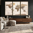 World Map Canvas Print – Framed Travel Map Wall Art for by MyGreatCanvas | Canvas Wall Art Prints | Photo Prints & Wall Decor