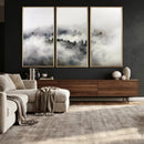 Foggy Forest Wall Art Canvas Print, Misty Pine Tree by MyGreatCanvas | Canvas Wall Art Prints | Photo Prints & Wall Decor