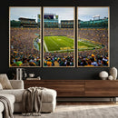Green Bay Packers Stadium Wall Art Canvas Print, Lambeau by MyGreatCanvas | Canvas Wall Art Prints | Photo Prints & Wall Decor