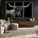 Vintage Texas Longhorn Bull Wall Art Canvas Print, Texas Cow by MyGreatCanvas | Canvas Wall Art Prints | Photo Prints & Wall Decor