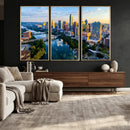 Austin Skyline Wall Art Canvas Print, Austin Downtown Night by MyGreatCanvas | Canvas Wall Art Prints | Photo Prints & Wall Decor