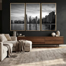 Chicago Wall Art Canvas Print, Chicago City Downtown Night by MyGreatCanvas | Canvas Wall Art Prints | Photo Prints & Wall Decor