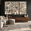 Abstract Longhorn Wall Art Canvas Print - Cow Animal Drawing by MyGreatCanvas | Canvas Wall Art Prints | Photo Prints & Wall Decor