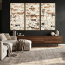 Farmhouse Longhorn Wall Art Canvas Print - Abstract Farm by MyGreatCanvas | Canvas Wall Art Prints | Photo Prints & Wall Decor