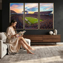Auburn Stadium Sunset Wall Art Canvas Print, Jordan Hare by MyGreatCanvas | Canvas Wall Art Prints | Photo Prints & Wall Decor