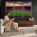 Oklahoma Sooners Stadium Wall Art Canvas Print, College