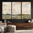 Muted Watercolor Hill Landscape Print — Beige Taupe Cloudy by MyGreatCanvas | Canvas Wall Art Prints | Photo Prints & Wall Decor