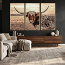 Texas Longhorn Wall Art Canvas Print – Western Cattle Ranch by MyGreatCanvas | Canvas Wall Art Prints | Photo Prints & Wall Decor
