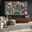 Abstract Graffiti Collage Street Art Wall Art Canvas Print by MyGreatCanvas | Canvas Wall Art Prints | Photo Prints & Wall Decor