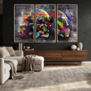 Graffiti American Football Helmet Street Art Wall Art Canvas by MyGreatCanvas | Canvas Wall Art Prints | Photo Prints & Wall Decor