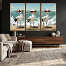 Funny Seagull Wall Art Canvas Print Beach Birds With by MyGreatCanvas | Canvas Wall Art Prints | Photo Prints & Wall Decor