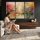 Colorful Abstract Canvas Wall Art — Large Textured Oil by MyGreatCanvas | Canvas Wall Art Prints | Photo Prints & Wall Decor