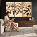 Texas Longhorn Sepia Canvas Wall Art, Western Cattle by MyGreatCanvas | Canvas Wall Art Prints | Photo Prints & Wall Decor