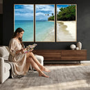 Puerto Rico Beach Paradise Wall Art – Tropical Coastal Print by MyGreatCanvas | Canvas Wall Art Prints | Photo Prints & Wall Decor