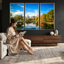 Charlotte Skyline Canvas Wall Art Print – North Carolina Cityscape Photography Print by MyGreatCanvas | Canvas Wall Art Prints | Photo Prints & Wall Decor