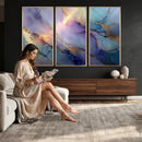 Colorful Abstract Canvas Wall Art Print, Vibrant Popup Color Art Print