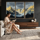 Abstract Mountain Wall Art Canvas Print Modern Landscape Painting Print by MyGreatCanvas | Canvas Wall Art Prints | Photo Prints & Wall Decor