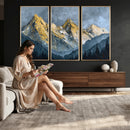 Abstract Mountain Wall Art Canvas Print Modern Landscape Painting Print by MyGreatCanvas | Canvas Wall Art Prints | Photo Prints & Wall Decor