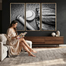 Vintage Baseball Glove and Bat Sports Wall Art Canvas,