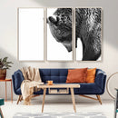Black and White Grizzly 399 Bear Canvas Print Wall Art | by MyGreatCanvas | Canvas Wall Art Prints | Photo Prints & Wall Decor
